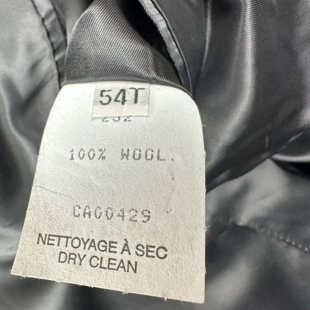 NWT Peter Millar Men's Flynn Suit Jacket 54T Black Classic Fit Solid Wool Blazer